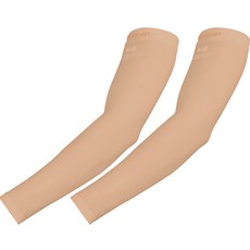 BLUEANT 防紫外線緊身高爾夫涼感手腕袖套 2入, 膚色