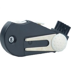 gosingle 高爾夫夾式多合一果嶺叉, 黑色, 1個