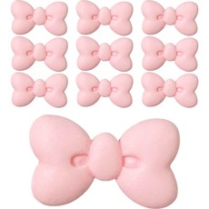 Blue Living可愛粉彩緞帶冰箱裝飾磁鐵 10入, 粉色