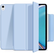 CRITZ 3層翻蓋式全包ipad保護殼, 水藍色