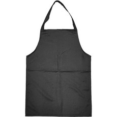 손님용 식당용 업소용 미니 목걸이형 앞치마, 블랙, 1개