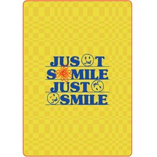 JWO 微笑防水野餐墊 + 收納袋組合, 黃色(野餐墊)