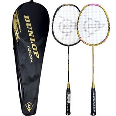 DUNLOP 霓虹2.0一體型羽毛球拍 2入組, 單品, 1組