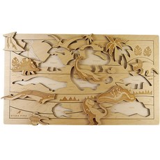 Stukapuka蒙特梭利恐龍拼圖, 1個