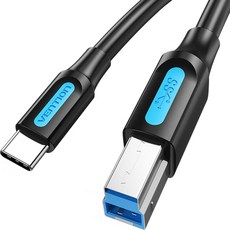 VEnTIOn 威迅 Type-C to USB 3.0 B CM BM 高速傳輸線, 1m, 1個