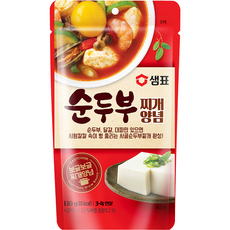 샘표 순두부찌개 양념, 130g, 1개