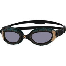 ZOGGS Predator Flex Titanium Reactor開放水域泳鏡, 黑金