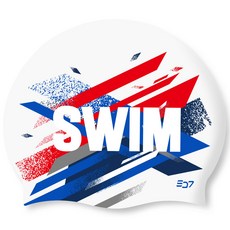 SD7 矽膠泳帽運動游泳韓國, 白色