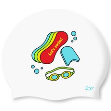 SD7 矽膠泳帽 Swim Gear, 白色