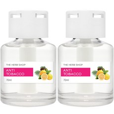 車用自然芳香劑 70ml, 反菸草, 2個