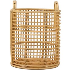 esopoom Borde 藤編高籃, 自然色, 1個