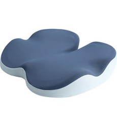 K&SBiz記憶棉端正姿勢3D空氣網格機能性坐墊 MJ-6319, 藍色