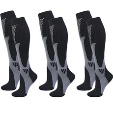 ASMO 男士登山襪, 黑色