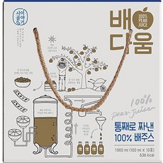 冷榨水梨汁, 1L, 1盒