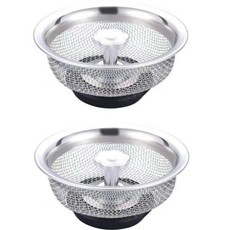 Gomjihom水槽不鏽鋼排水孔濾網, 1入, 2個