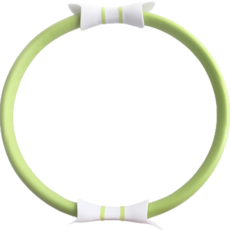 데이즈온샵 필라테스 피트니스 다리 근육 요가 링, 그린화이트