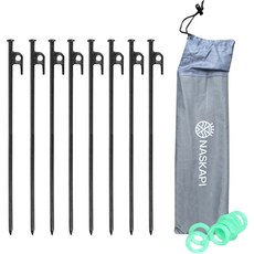 나스카피 고강도 강철 단조팩 8p + 야광링 8p + 전용 가방 세트, 혼합색상