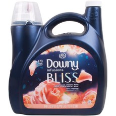 Downy 超濃縮羽絨輸液 Bliss 織物柔軟劑閃亮琥珀和玫瑰 3.4L x 1ea, 1個