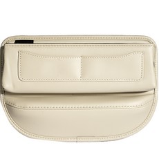 River Fox 車用超方便縫隙防漏墊收納盒, 米色, 1個