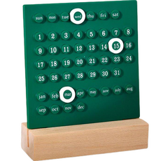 Every Step室內桌上型月曆, 綠色