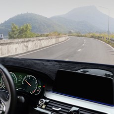Urbain Class 防滑儀錶板避光墊 中控款, 黑色 + 黑色, 現代 The All-New Kona (23~)