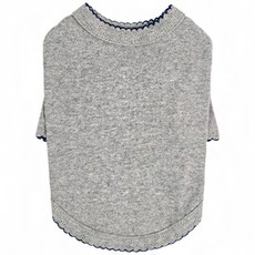 Grooming Dog 寵物 Pincot 針織T恤, 灰色