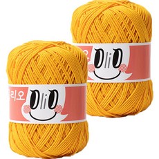 OliO 야나 뜨개실, 752 망고, 2개