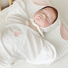 BABY&I 夏季柔軟包巾衣