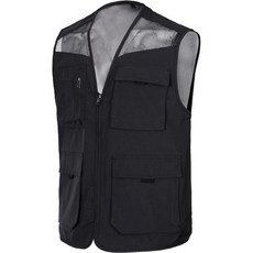 男款V領網狀實用工作背心 YHSB802