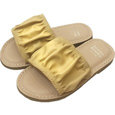 Bimbo Bimba 童款抓皺布面拖鞋