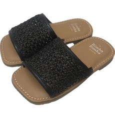 bimbobimba 女童藤編網眼拖鞋