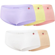 LITTLE RABBIT 女童款青少年款Berry無縫三角內褲 5件組