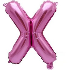 팡파티 레터링 알파벳 풍선 X 40cm, 퍼플, 1개