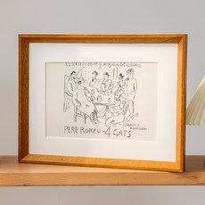 오롯 심플 원목 프레임, 캬라멜