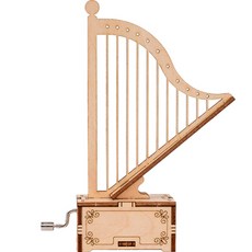 Luaz DIY手作豎琴音樂盒, 混合色, 1個