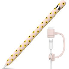 五月的我們 Apple Pencil 第1代 雛菊保護殼, 粉紅色, 1個
