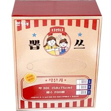 KINGSBONG The Ssinna 抽取式透明塑膠袋, 30L, 1個