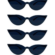 Party09 貓眼眼鏡, 黑色, 4個