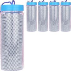 Daily Living 涼感毛巾 冰涼運動毛巾 5入, 灰色, 5個