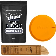 ZiZUSS Titan Black熱蠟美體組, 1個, 200g