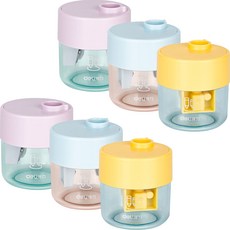 deLi 得力 Jumbo可使用 2孔削鉛筆機 6件組 152VB, 隨機出貨, 1套