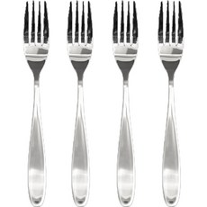 HAEMO 304不鏽鋼西式餐具叉子, 銀, 4個