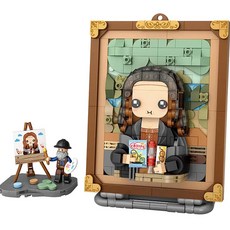 LoZ 迷你奈米積木 名畫系列, 01 拾穗, 1個