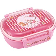 Skater QAF2BAAG 單層便攜容器 360ml, 亮粉色 Hello Kitty, 1個