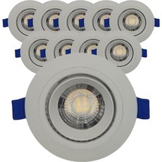 시그마LED LED SMT 삼성칩 각도조절 다운라이트 원형 5W 10p, 주광색