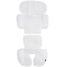 Kosom Daichi One Fix 360 Season 2 i 尺寸高級酷座椅適用於汽車座椅, 白色米色, 1個