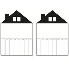 노르노르 귀여운 캐릭터 냉장고 붙이는 일정표 2p, 검은집