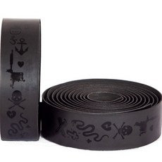 Dime發光自行車把手綁帶, 黑色, 2個