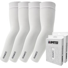 M LIMITED 鑽石圖案左右涼感袖套, 白色