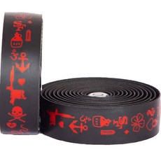 Dime發光自行車把手綁帶, 紅色的, 2個